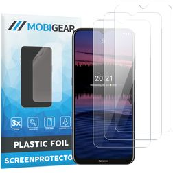 Mobigear Nokia G20 Displayschutz Schutzfolie - Hüllenfreundlich (3er Pack)