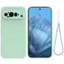 Mobigear Colors Google Pixel 9 Pro Hülle Flexibles TPU Backcover - Grün