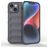 Mobigear Bumpy iPhone 15 Hülle Flexibles TPU Backcover - Charcoal