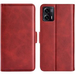 Mobigear Slim Magnet TCL 40 SE Klapphülle Portemonnaie - Rot