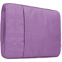 Mobigear Denim Zipper Laptop Sleeve 15 - 16 Zoll Laptop Hülle - Lila