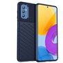 Mobigear Groove Samsung Galaxy M52 Hülle Flexibles TPU Backcover - Blau