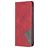 Mobigear Rhombus Slim Xiaomi Redmi 9 Hülle Klapphülle - Rot