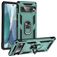 Mobigear Armor Ring Google Pixel 7 Pro Hülle Hardcase Backcover Stoßfest mit Ringhalter - Grün