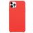 Mobigear Rubber Touch iPhone 15 Pro Max Silikon Hülle Backcover - Rot