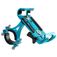 Mobigear Alloy Fixing Fahrradhalterung / Motorradhalterung Lenkerhalterung Klemme Universal OnePlus Nord CE5 - Blau