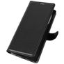 Mobigear Classic LG Velvet Hülle Klapphülle Geldbörse - Schwarz