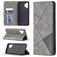 Mobigear Rhombus Slim Samsung Galaxy A32 4G Klapphülle - Grau