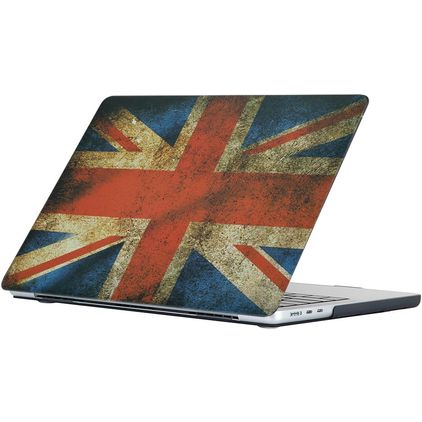 Mobigear Design MacBook Air 15 Zoll (2023-2026) Hardcase Hülle MacBook Case - UK Flag - Model A2941 / A3114 / A3241 / A3448