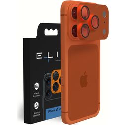 Elite iPhone 17 Pro Max Aluminum Kamera Schutz - Hüllenfreundlich - Orange