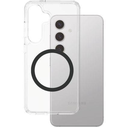 CARE by PanzerGlass Flagship Samsung Galaxy S25 Ultra MagSafe Hülle Hardcase Backcover - Transparent / Schwarz