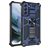 Mobigear Armor Stand Samsung Galaxy S21 FE Hülle Hardcase Backcover Stoßfest mit Ständer - Blau