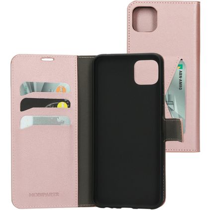 Mobiparts Classic Wallet Samsung Galaxy A22 5G Klapphülle Portemonnaie - Pink