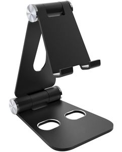 Mobiparts Metal Telefonständer - M - Schwarz