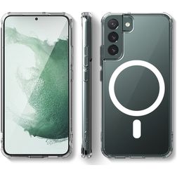 Mobigear Crystal Durchsichtig Samsung Galaxy S24 Plus MagSafe Hülle Hardcase Backcover Stoßfest - Transparent