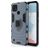Mobigear Armor Ring Realme C21 Hülle Hardcase Backcover Stoßfest mit Ringhalter - Blau