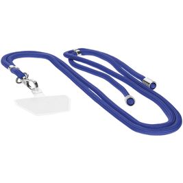 Mobiparts Phonecord Universal-Handykette einstellbar - Blau