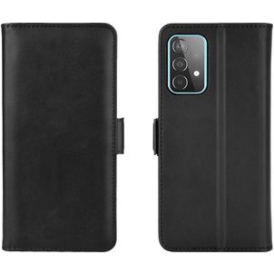 Mobigear Slim Magnet Samsung Galaxy A52s 5G Hülle Klapphülle Geldbörse - Schwarz