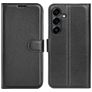 Mobigear Classic Samsung Galaxy S25 FE Hülle Klapphülle Geldbörse - Schwarz