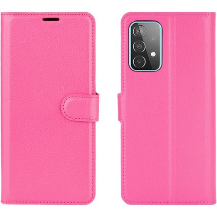Mobigear Classic Samsung Galaxy A52s 5G Klapphülle Portemonnaie - Magenta