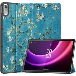 Mobigear Tri-Fold Lenovo Tab P11 Gen 2 Hülle Klapphülle - Mandelblüten