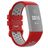 Mobigear Sport Plus Buckle Silikon Fitbit Charge 4 Armband Dornschließe - Rot / Grau