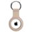 Xccess Keychain Apple AirTag Hülle Flexibles Silikon Schlüsselanhänger - Sand