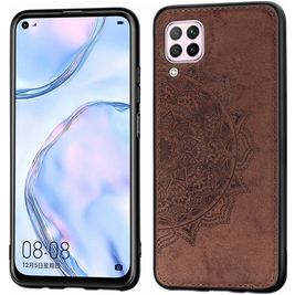 Mobigear Mandala Huawei P40 Lite Hülle Hardcase Backcover - Braun