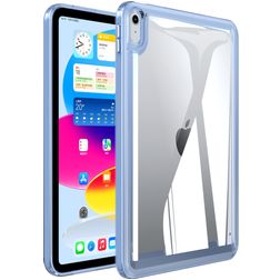 Mobigear Crystal iPad 11 (2025) Hardcase Hülle Backcover - Transparent / Blau