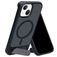 Mobiparts Hardcover iPhone 15 MagSafe Hülle Hardcase Backcover mit Ständer - Satin Black