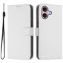 Mobigear Urban Wallet iPhone 16 Hülle Klapphülle Geldbörse - Weiß
