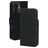 Mobiparts iPhone 16 MagSafe Hülle Echtes Leder Abnehmbare 2in1 Klapphülle Geldbörse - Schwarz