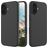 Mobigear Rubber Touch iPhone 16 Silikon Hülle Backcover - Schwarz
