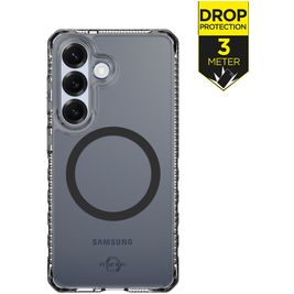 ITSKINS Level 2 HybridMagClear R Samsung Galaxy S26 MagSafe Hülle Hardcase Backcover Stoßfest - Smoke