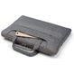 Mobigear Denim Zipper Laptop Umhängetasche Laptoptasche - Grau