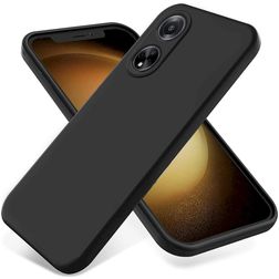 Mobigear Colors OPPO A98 Silikon Hülle Backcover - Schwarz