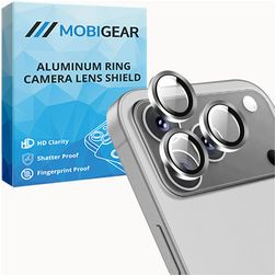 Mobigear Single Lens iPhone 17 Pro Panzerglas Gehärtetes Glas Kameralinsen Schutz - Hüllenfreundlich - Silber
