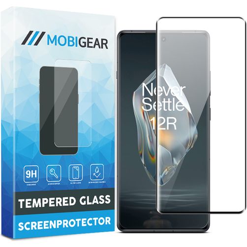 Mobigear Premium OnePlus 12R Panzerglas Gehärtetes Glas Displayschutz - Hüllenfreundlich