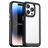 Mobigear Crystal iPhone 15 Pro Max Hülle Hardcase Backcover - Transparent / Schwarz