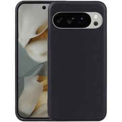 Mobigear Basics Google Pixel 10 Pro XL Hülle Flexibles TPU Klapphülle - Schwarz