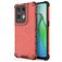 Mobigear Honeycomb OPPO Reno 8 Pro 5G Hülle Hardcase Backcover Stoßfest - Rot