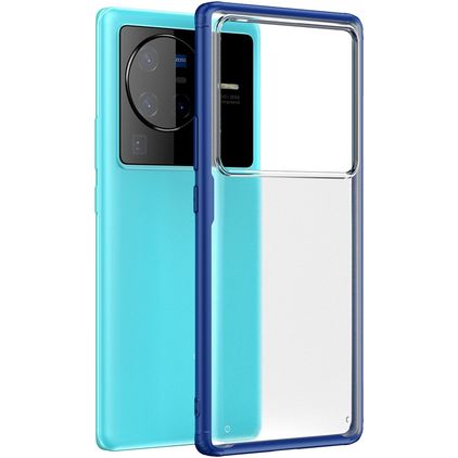 Mobigear Shockproof Vivo X80 Pro Hardcase Backcover - Dunkelblau