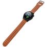 Mobigear Bumpy Silikon Smartwatch Armband Dornschließe - 20-mm-Universalanschluss - Braun