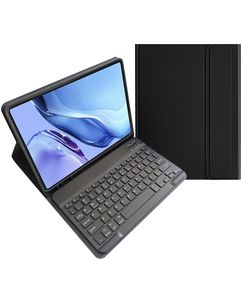 Mobigear Keys iPad 10 (2022) Hülle QWERTY Bluetooth Tastatur Klapphülle + Stifthalter - Schwarz