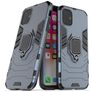 Mobigear Armor Ring iPhone 11 Hardcase Backcover Shockproof mit Ringhalter - Blau