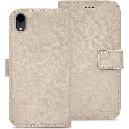My Style Flex Wallet iPhone XR Hülle Klapphülle Geldbörse - Warm Taupe
