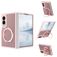 Mobigear 360 Rotating Ring Samsung Galaxy Z Fold 8 MagSafe Hülle Hardcase Backcover mit Ringhalter - Pink
