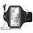 Mobigear Go Active Handyhalterung Joggen Samsung Galaxy S25 Ultra Sporthülle Neopren Sportarmband - Schwarz