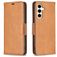 Mobigear Excellent Samsung Galaxy S24 FE Hülle Klapphülle Geldbörse - Cognac