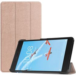 Mobigear Tri-Fold Lenovo Tab E7 Hülle Klapphülle - Roségold